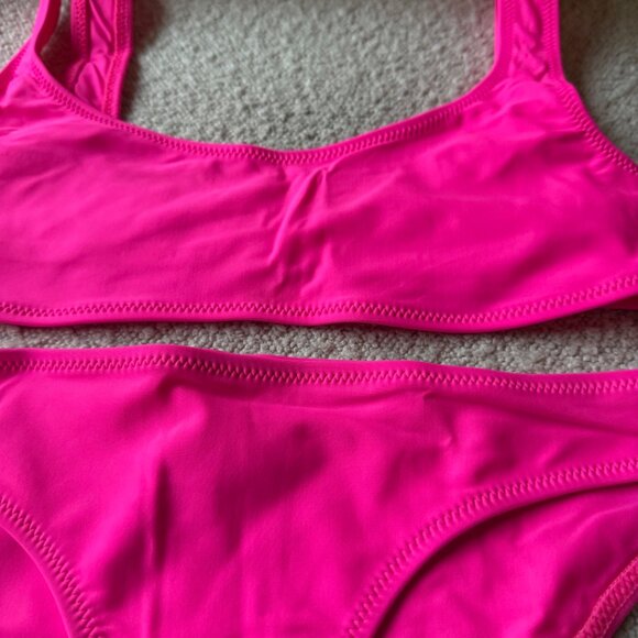 Solid & Striped Bright Pink Bikini - Picture 2 of 4